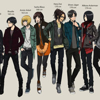 Чаша със снимка на герои от Attack on Titan 