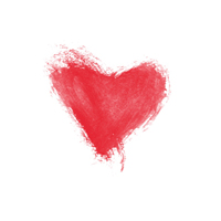 Чаша сърце и love надпис за Свети Валентин
