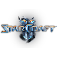 Чаша с лого на Starcraft 2 на бял фон