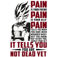 Чаша с Vegeta Pain is Your Friend
